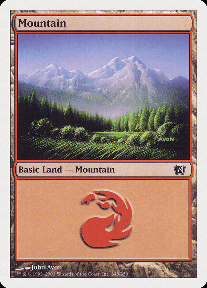 Mountain (343) [Eighth Edition] | Play N Trade Winnipeg