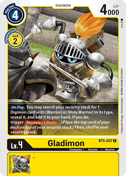 Gladimon [BT5-037] [Battle of Omni] | Play N Trade Winnipeg