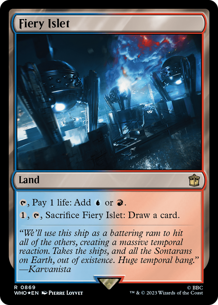 Fiery Islet (Surge Foil) [Doctor Who] | Play N Trade Winnipeg