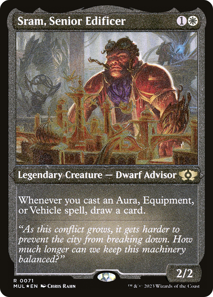 Sram, Senior Edificer (Foil Etched) [Multiverse Legends] | Play N Trade Winnipeg