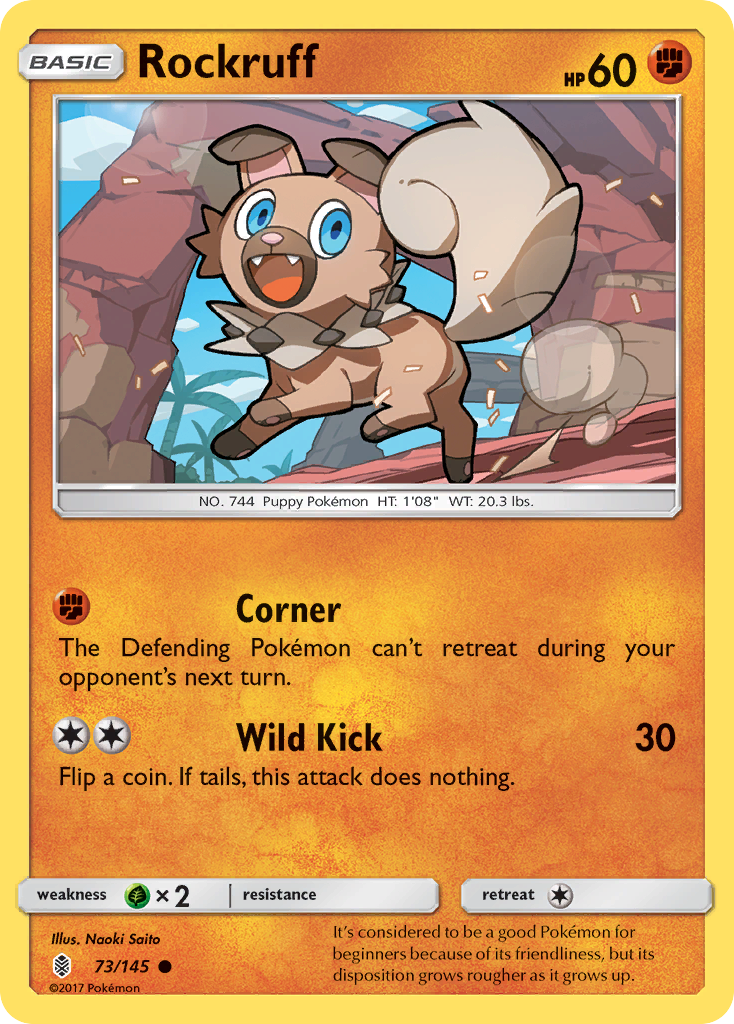 Rockruff (73/145) [Sun & Moon: Guardians Rising] | Play N Trade Winnipeg