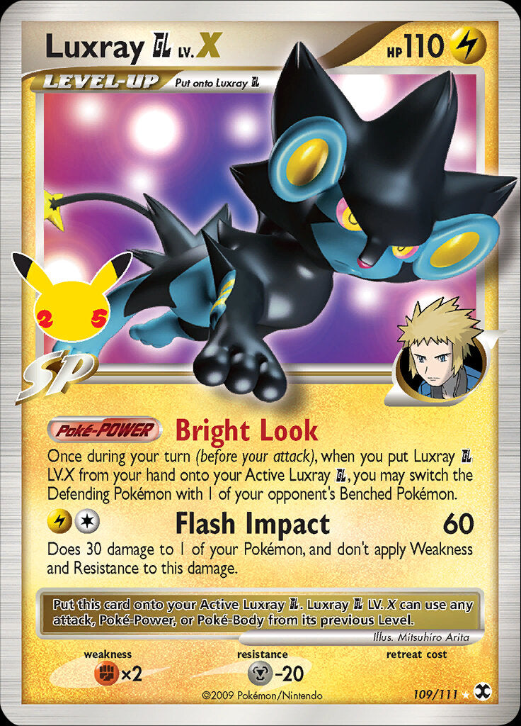 Luxray GL LV.X (109/111) [Celebrations: 25th Anniversary - Classic Collection] | Play N Trade Winnipeg