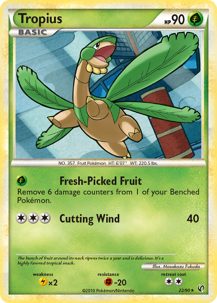 Tropius (22/90) [HeartGold & SoulSilver: Undaunted] | Play N Trade Winnipeg