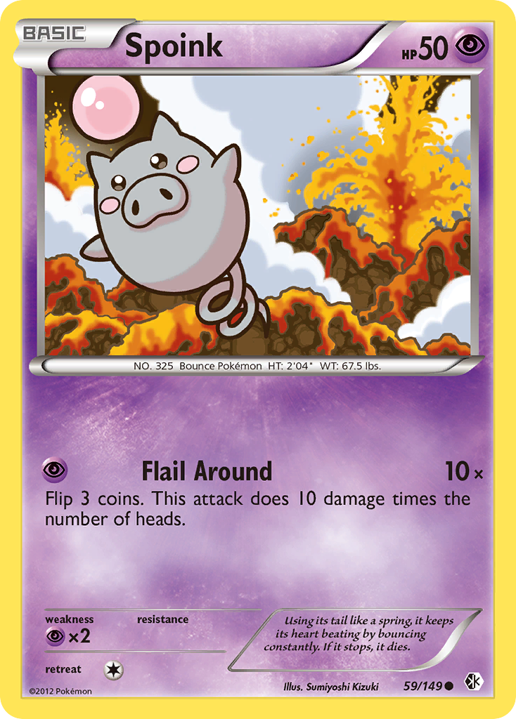 Spoink (59/149) [Black & White: Boundaries Crossed] | Play N Trade Winnipeg