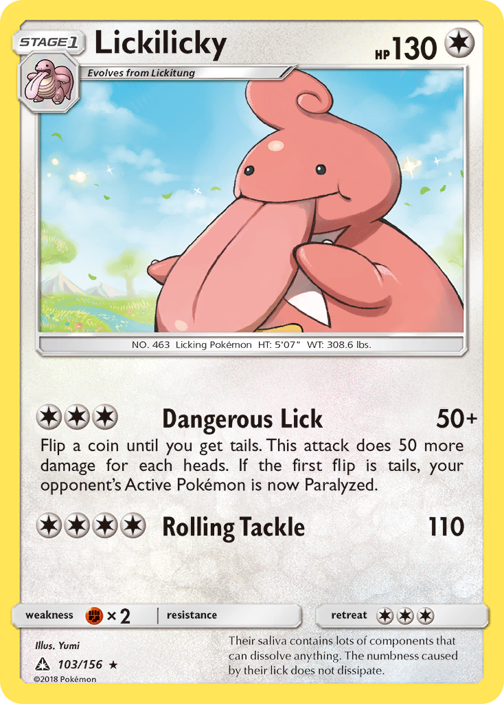 Lickilicky (103/156) [Sun & Moon: Ultra Prism] | Play N Trade Winnipeg