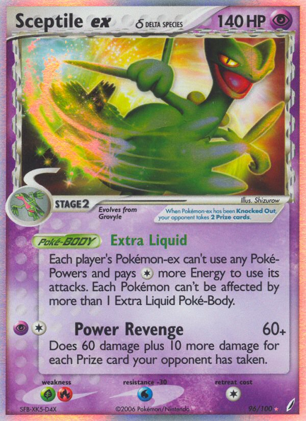 Sceptile ex (96/100) (Delta Species) [EX: Crystal Guardians] | Play N Trade Winnipeg