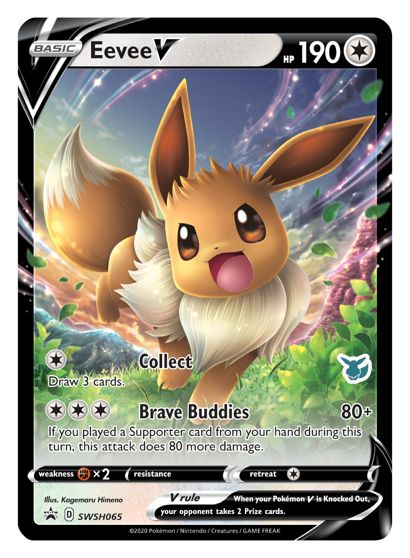 Eevee V (SWSH065) (Eevee Deck) [Battle Academy 2022] | Play N Trade Winnipeg