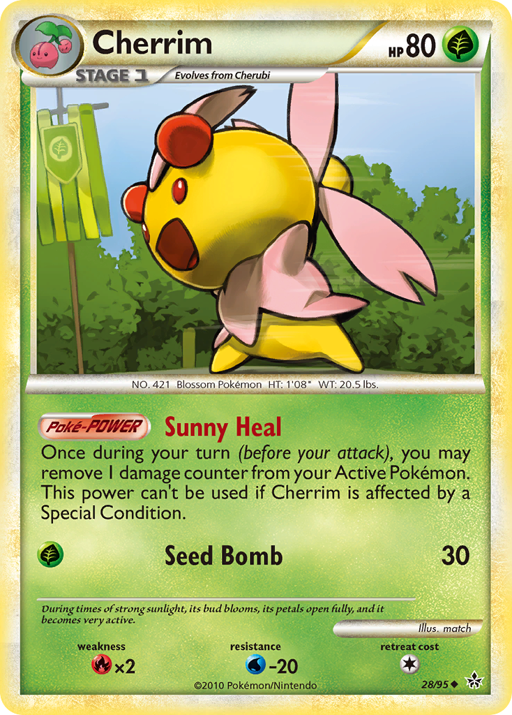 Cherrim (28/95) [HeartGold & SoulSilver: Unleashed] | Play N Trade Winnipeg