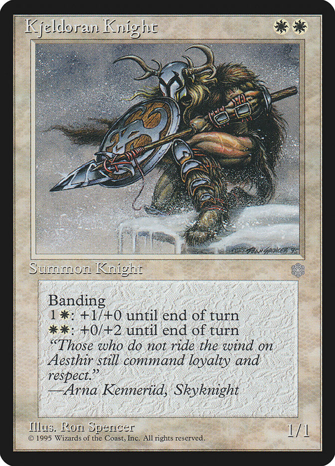 Kjeldoran Knight [Ice Age] | Play N Trade Winnipeg