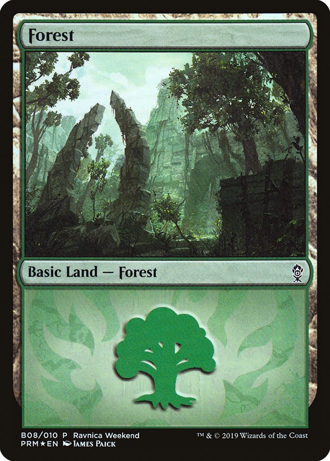 Forest (B08) [Ravnica Allegiance Guild Kit] | Play N Trade Winnipeg