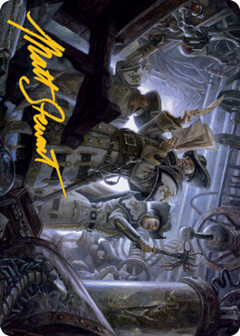 Search the Premises Art Card (Gold-Stamped Signature) [Modern Horizons 2 Art Series] | Play N Trade Winnipeg