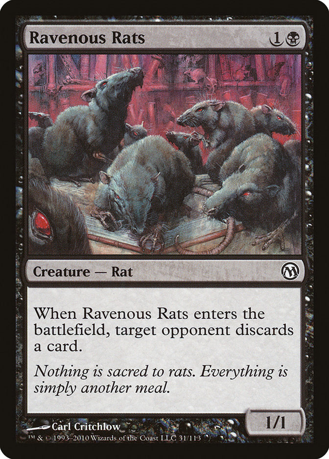 Ravenous Rats [Duels of the Planeswalkers] | Play N Trade Winnipeg