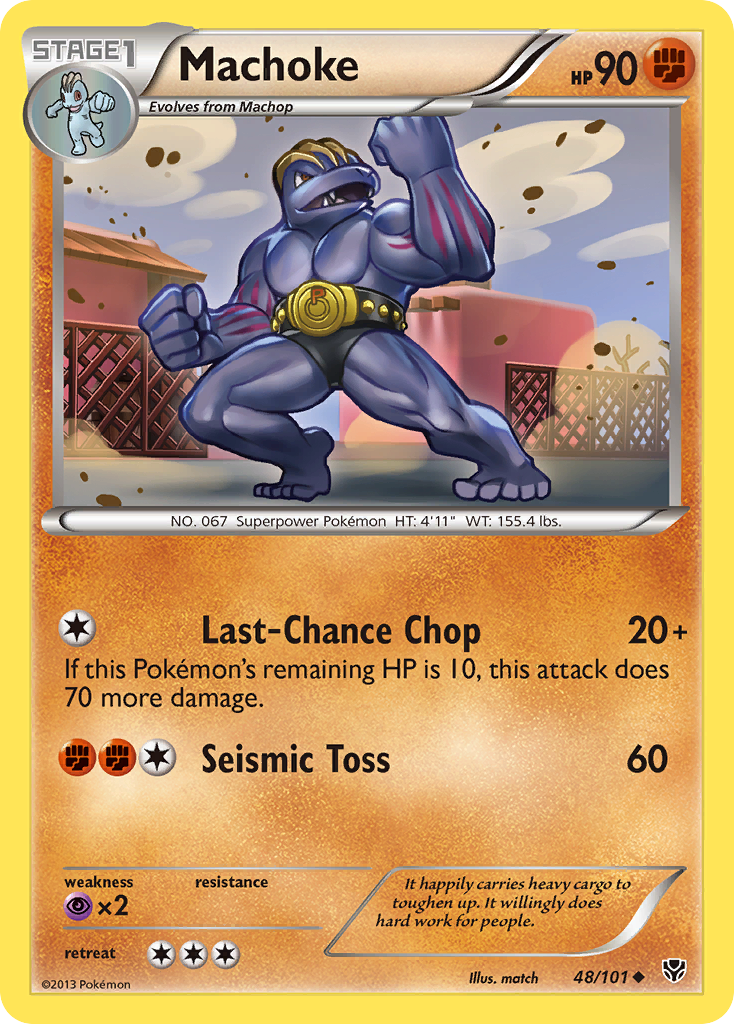 Machoke (48/101) [Black & White: Plasma Blast] | Play N Trade Winnipeg