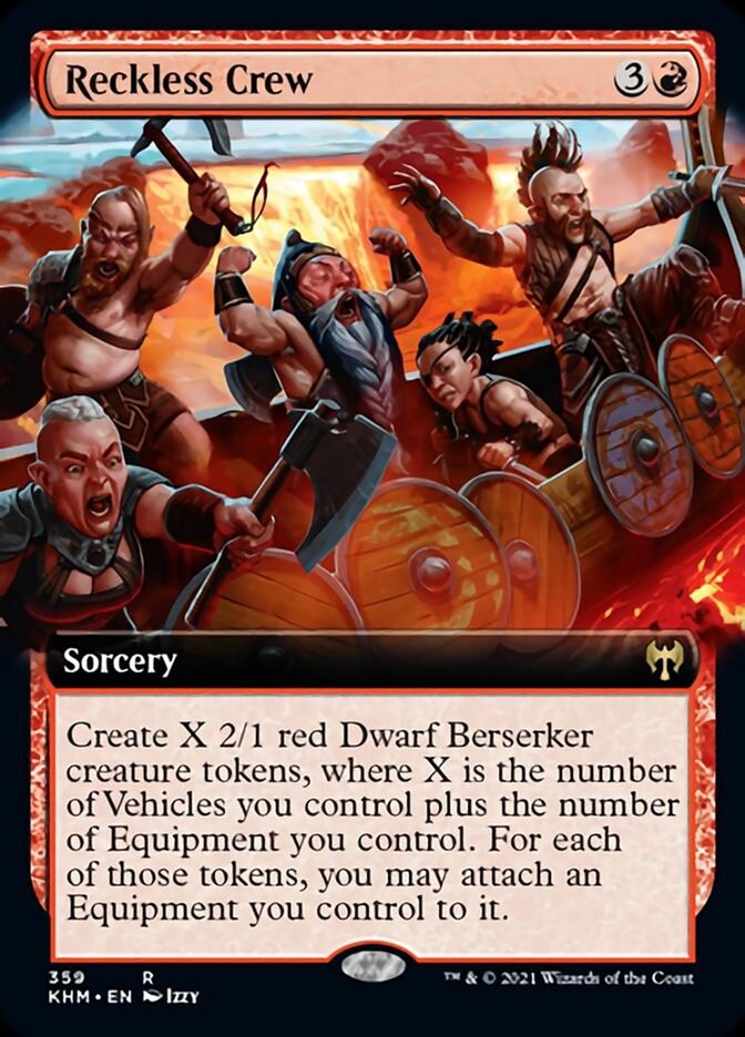 Reckless Crew (Extended Art) [Kaldheim] | Play N Trade Winnipeg