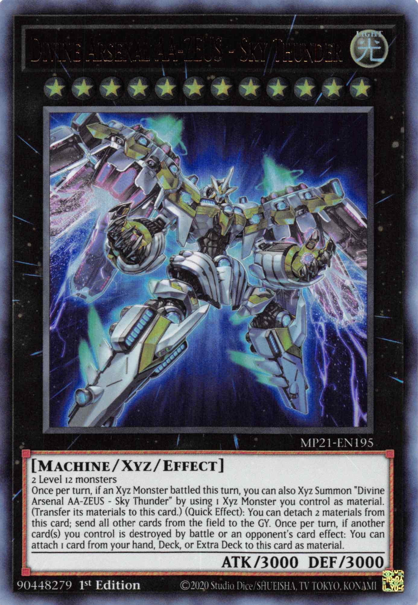 Divine Arsenal AA-ZEUS - Sky Thunder [MP21-EN195] Ultra Rare | Play N Trade Winnipeg