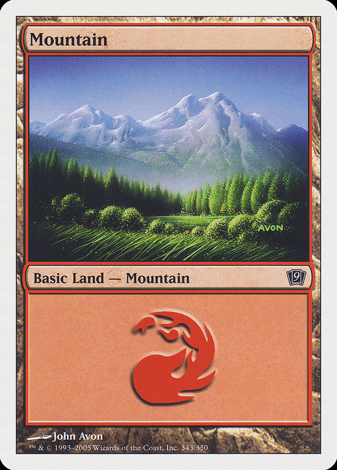 Mountain (343) [Ninth Edition] | Play N Trade Winnipeg