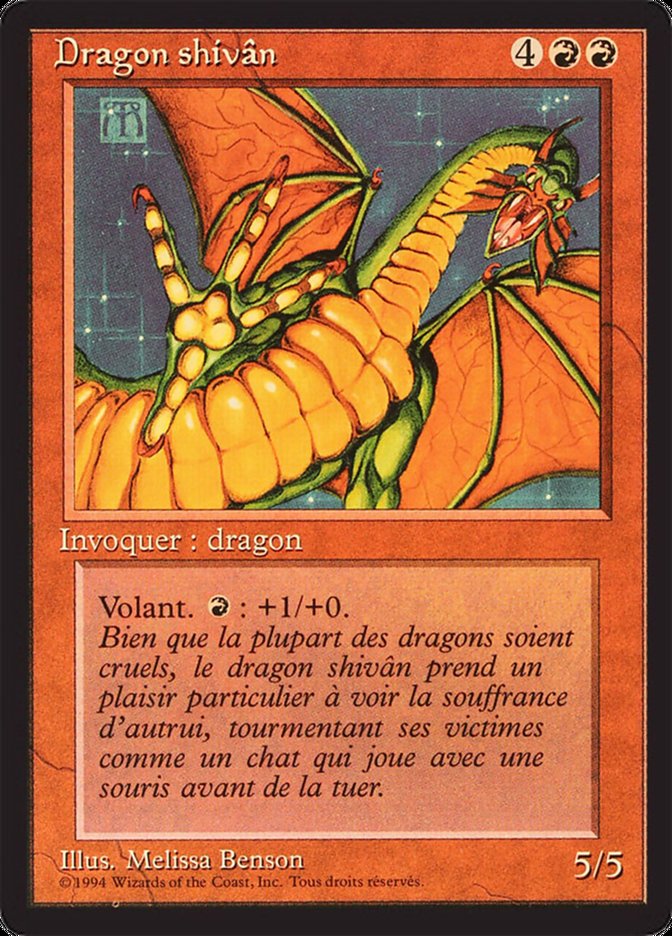 Shivan Dragon [Foreign Black Border] | Play N Trade Winnipeg