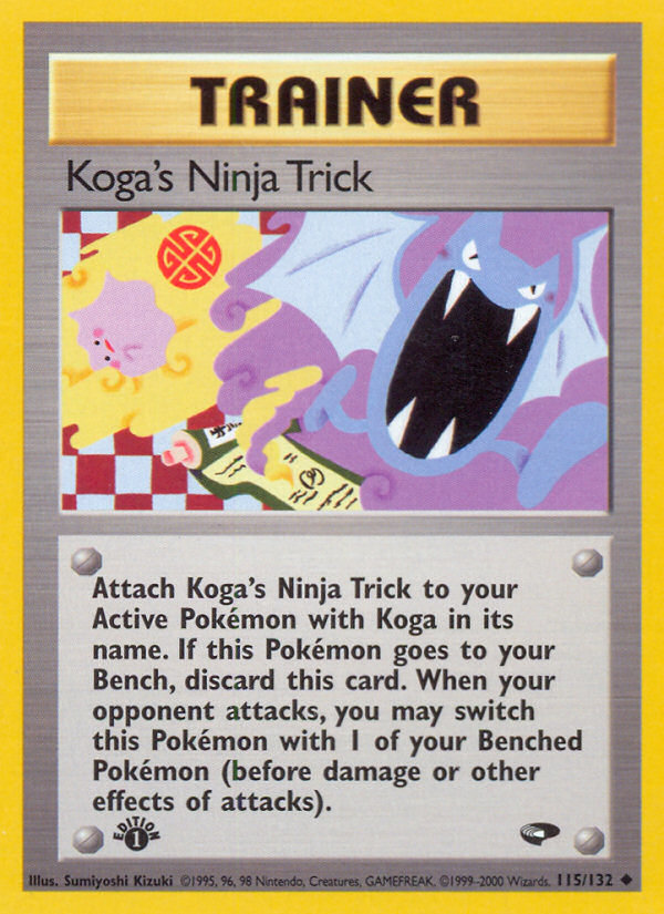 Koga's Ninja Trick (115/132) [Gym Challenge 1st Edition] | Play N Trade Winnipeg