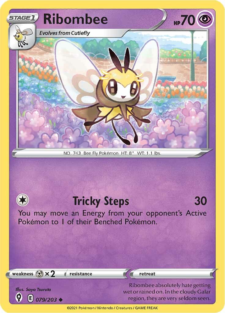 Ribombee (079/203) [Sword & Shield: Evolving Skies] | Play N Trade Winnipeg