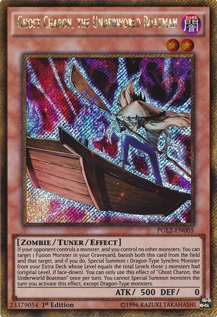 Ghost Charon, the Underworld Boatman [PGL2-EN005] Gold Secret Rare | Play N Trade Winnipeg