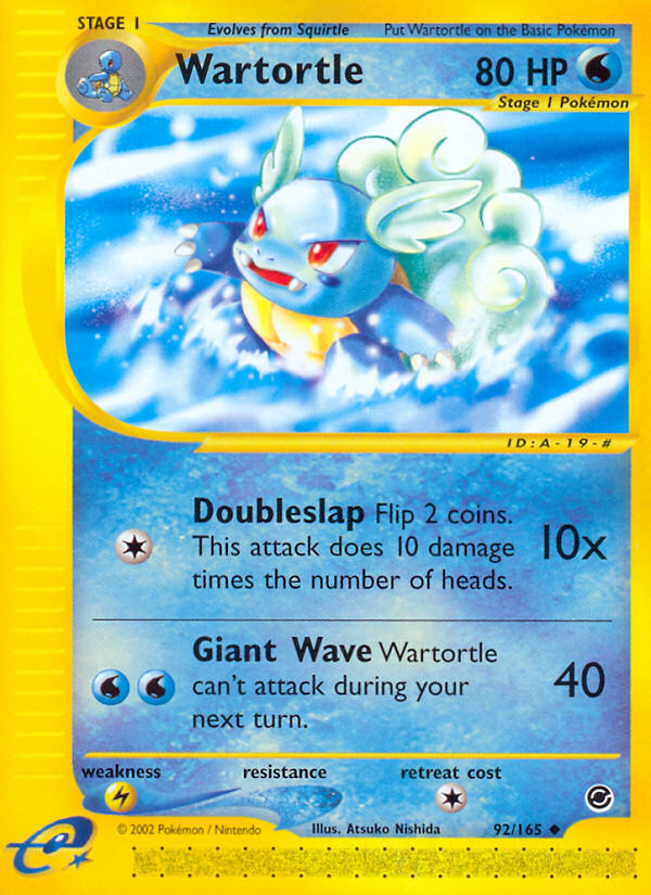 Wartortle (92/165) [Expedition: Base Set] | Play N Trade Winnipeg