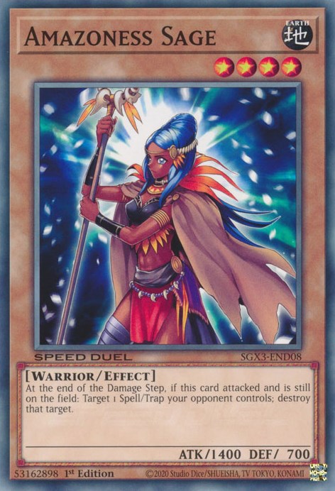 Amazoness Sage [SGX3-END08] Common | Play N Trade Winnipeg