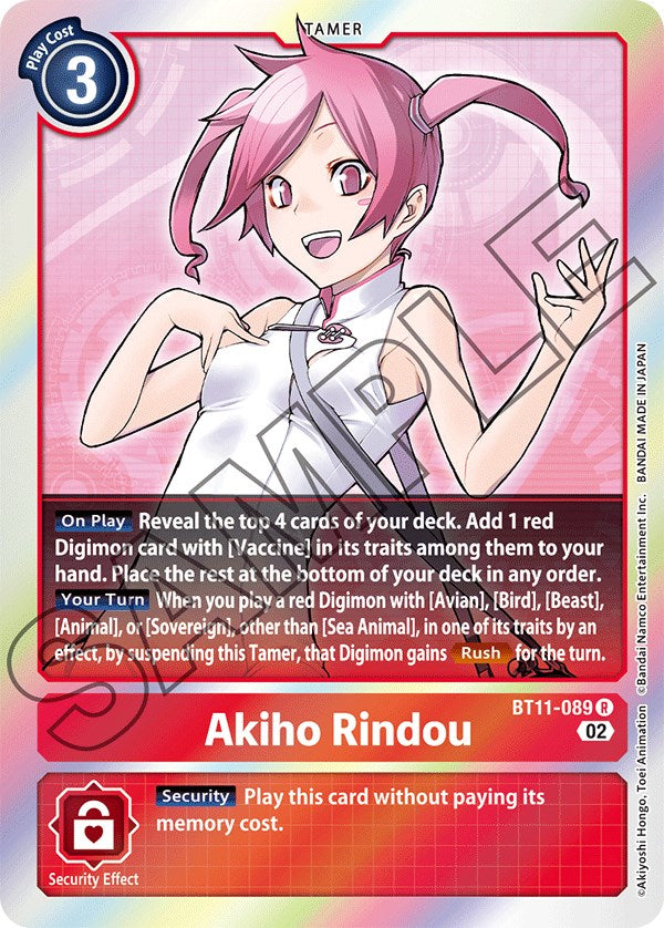 Akiho Rindou [BT11-089] [Dimensional Phase] | Play N Trade Winnipeg