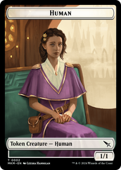 Detective // Human Double-Sided Token [Murders at Karlov Manor Tokens] | Play N Trade Winnipeg