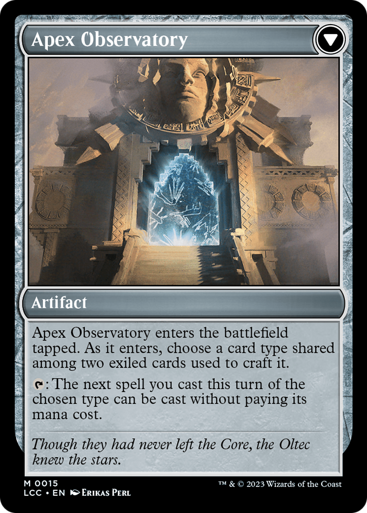Eye of Ojer Taq // Apex Observatory [The Lost Caverns of Ixalan Commander] | Play N Trade Winnipeg