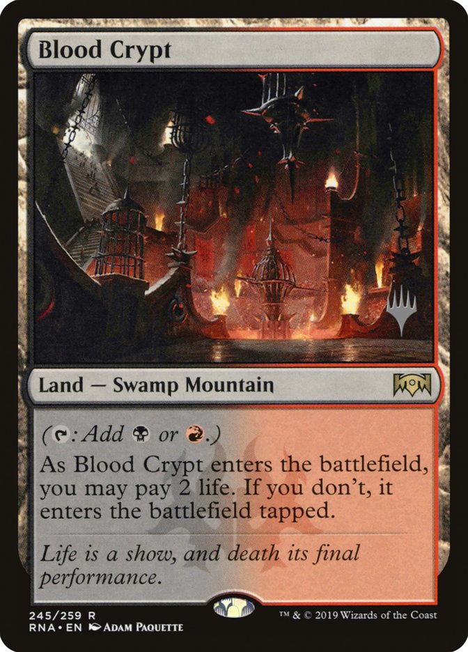 Blood Crypt (Promo Pack) [Ravnica Allegiance Promos] | Play N Trade Winnipeg