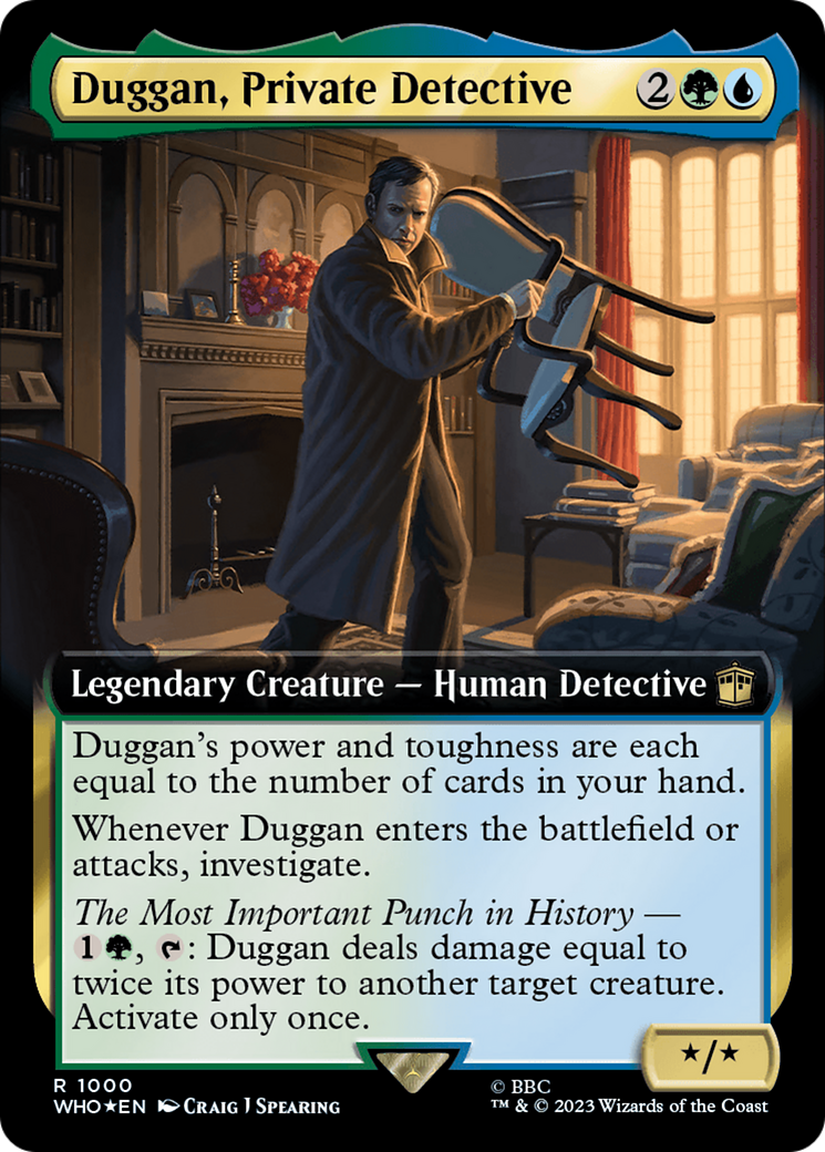 Duggan, Private Detective (Extended Art) (Surge Foil) [Doctor Who] | Play N Trade Winnipeg