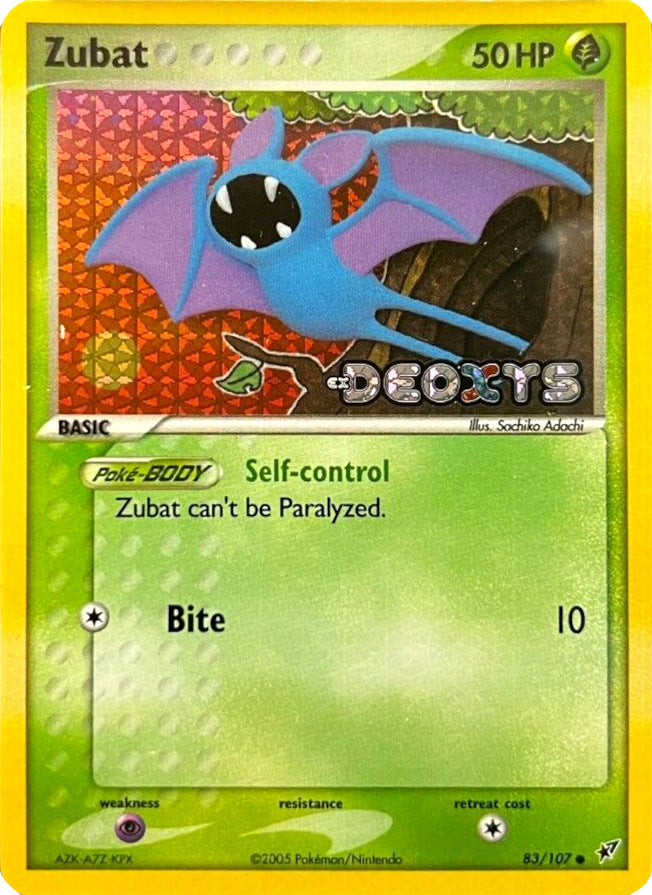 Zubat (83/107) (Stamped) [EX: Deoxys] | Play N Trade Winnipeg