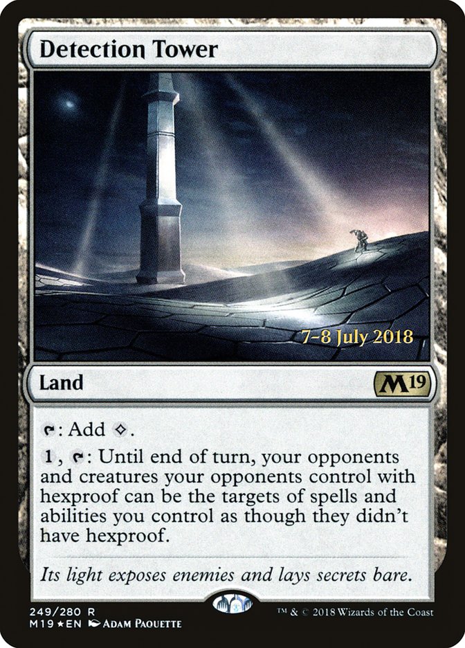 Detection Tower  [Core Set 2019 Prerelease Promos] | Play N Trade Winnipeg