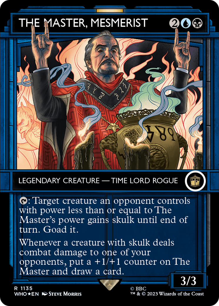 The Master, Mesmerist (Showcase) (Surge Foil) [Doctor Who] | Play N Trade Winnipeg