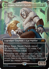 Ajani, Nacatl Pariah // Ajani, Nacatl Avenger (Borderless) (Textured Foil) [Modern Horizons 3] | Play N Trade Winnipeg