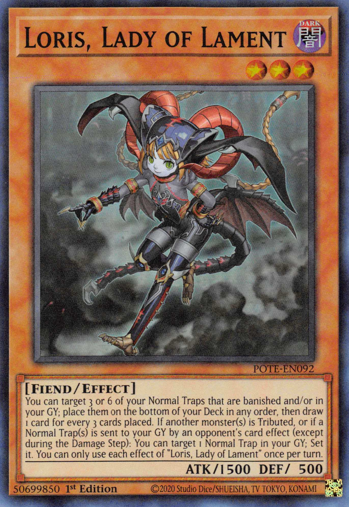 Loris, Lady of Lament [POTE-EN092] Super Rare | Play N Trade Winnipeg