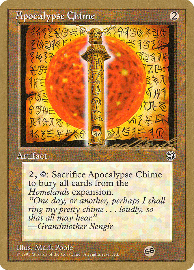 Apocalypse Chime (Leon Lindback) (SB) [Pro Tour Collector Set] | Play N Trade Winnipeg