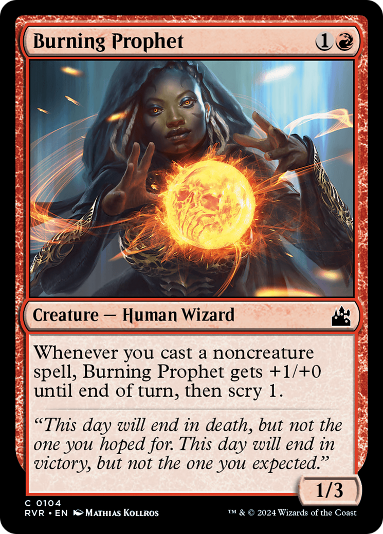 Burning Prophet [Ravnica Remastered] | Play N Trade Winnipeg