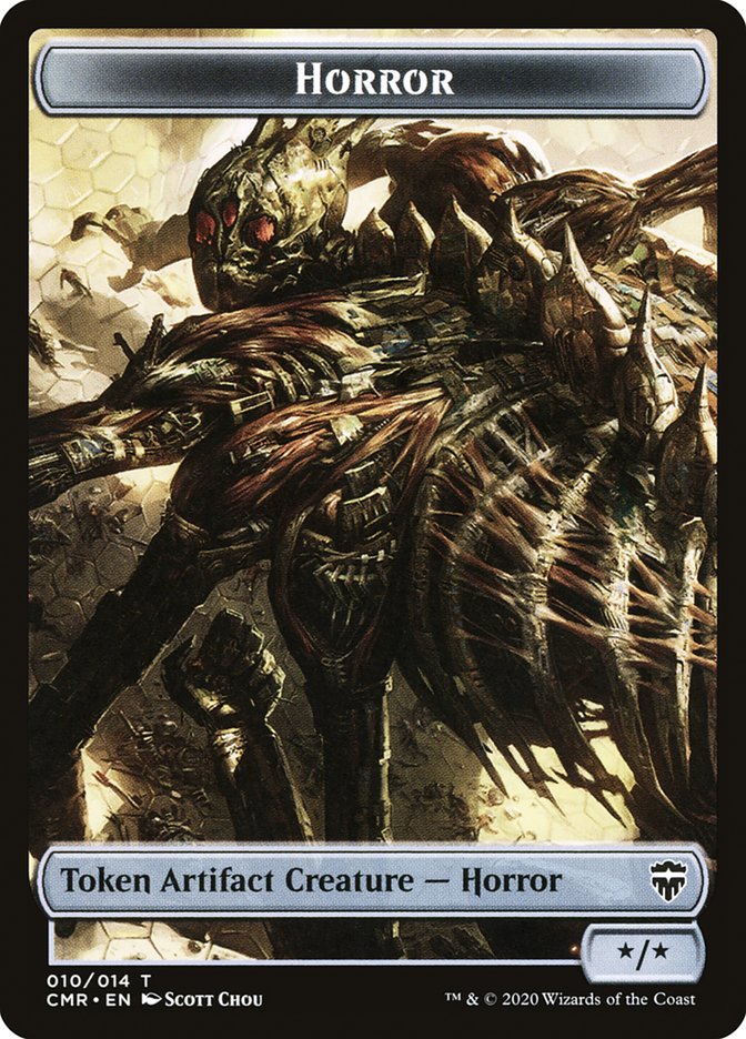 Dragon // Horror Token [Commander Legends Tokens] | Play N Trade Winnipeg