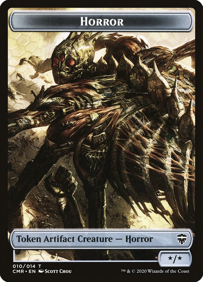 Horror Token [Commander Legends Tokens] | Play N Trade Winnipeg