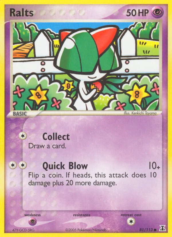 Ralts (81/113) [EX: Delta Species] | Play N Trade Winnipeg