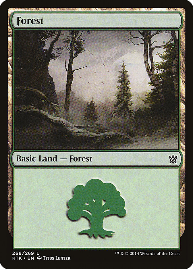 Forest (268) [Khans of Tarkir] | Play N Trade Winnipeg