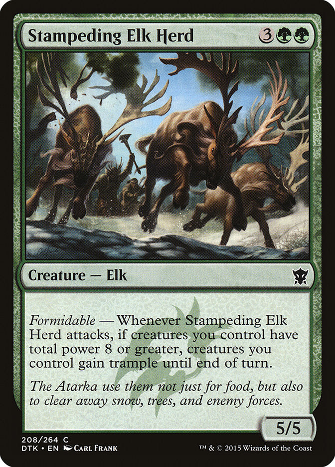 Stampeding Elk Herd [Dragons of Tarkir] | Play N Trade Winnipeg