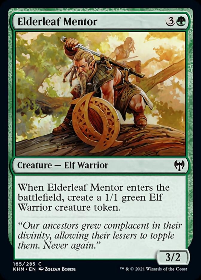 Elderleaf Mentor [Kaldheim] | Play N Trade Winnipeg