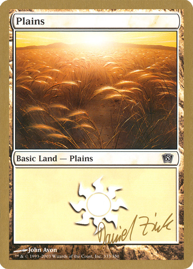 Plains (dz333) (Daniel Zink) [World Championship Decks 2003] | Play N Trade Winnipeg