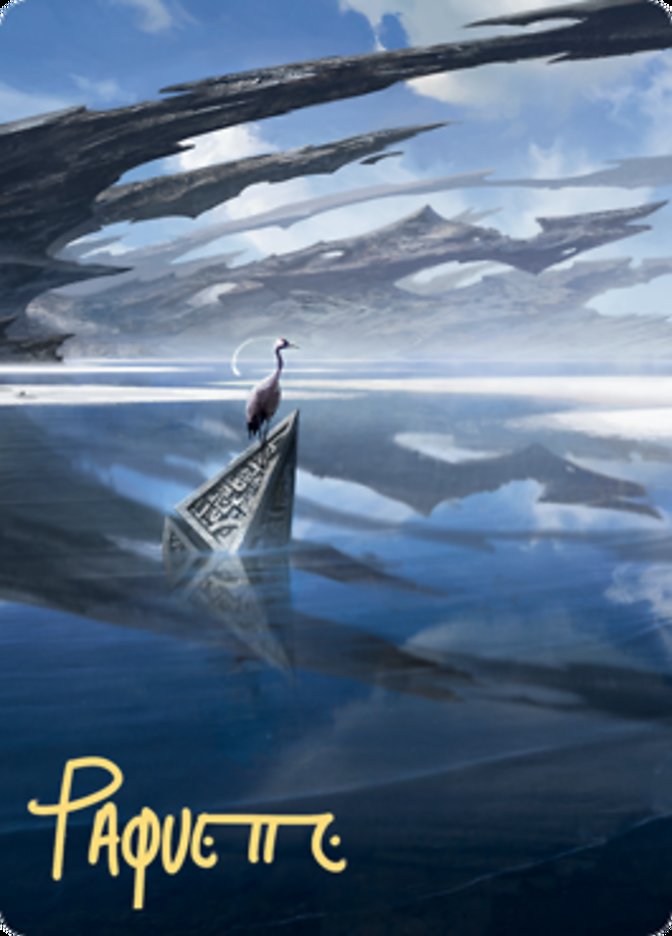 Seachrome Coast Art Card (Gold-Stamped Signature) [Zendikar Rising Art Series] | Play N Trade Winnipeg