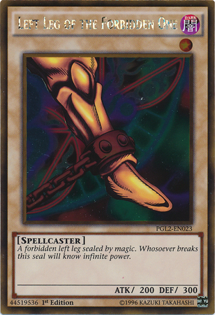 Left Leg of the Forbidden One [PGL2-EN023] Gold Rare | Play N Trade Winnipeg