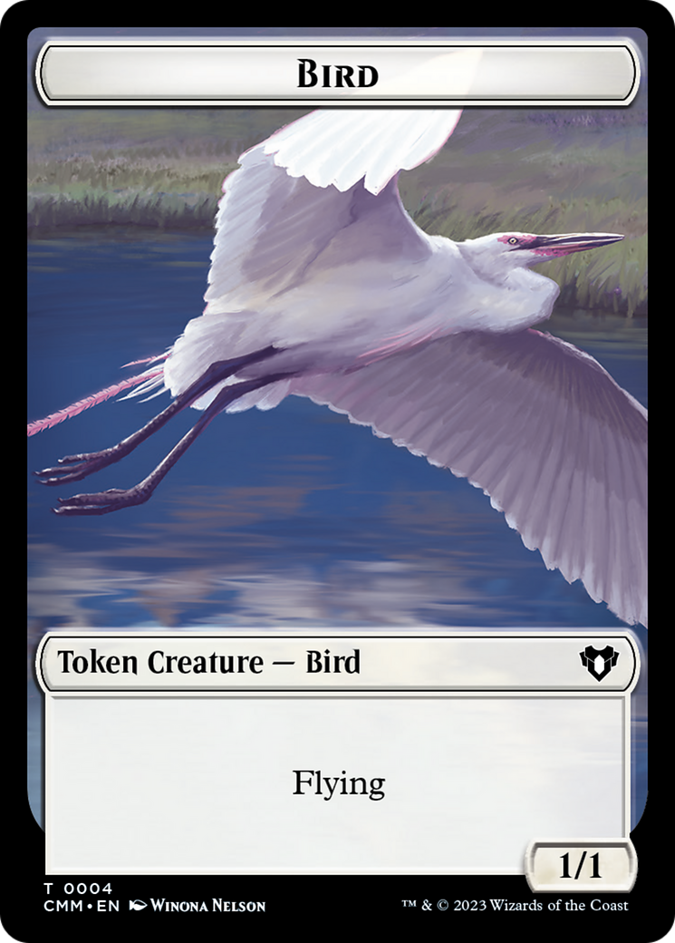 Copy (54) // Bird Double-Sided Token [Commander Masters Tokens] | Play N Trade Winnipeg