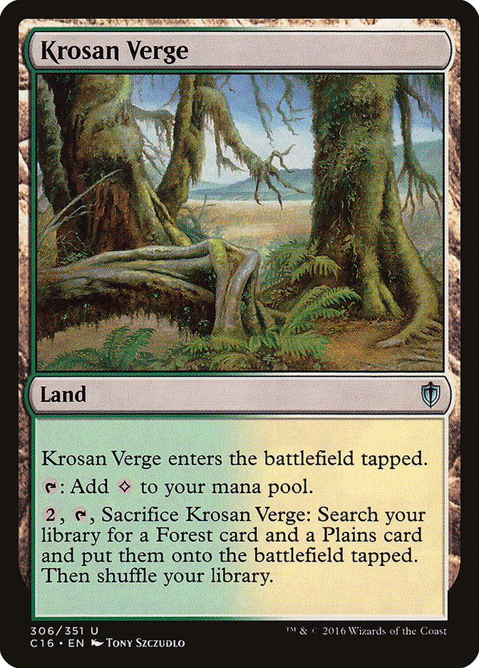 Krosan Verge [Commander 2016] | Play N Trade Winnipeg
