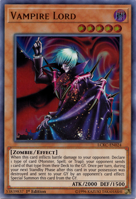 Vampire Lord [LCKC-EN024] Ultra Rare | Play N Trade Winnipeg